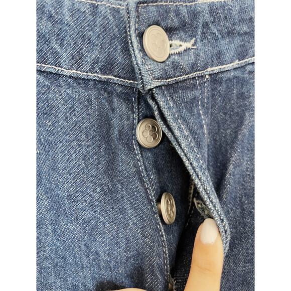 LISA SAYS GAH NWT Ellis Side Slits Low Rise Jean in Stonewash Indigo Size 10 - Picture 6 of 14